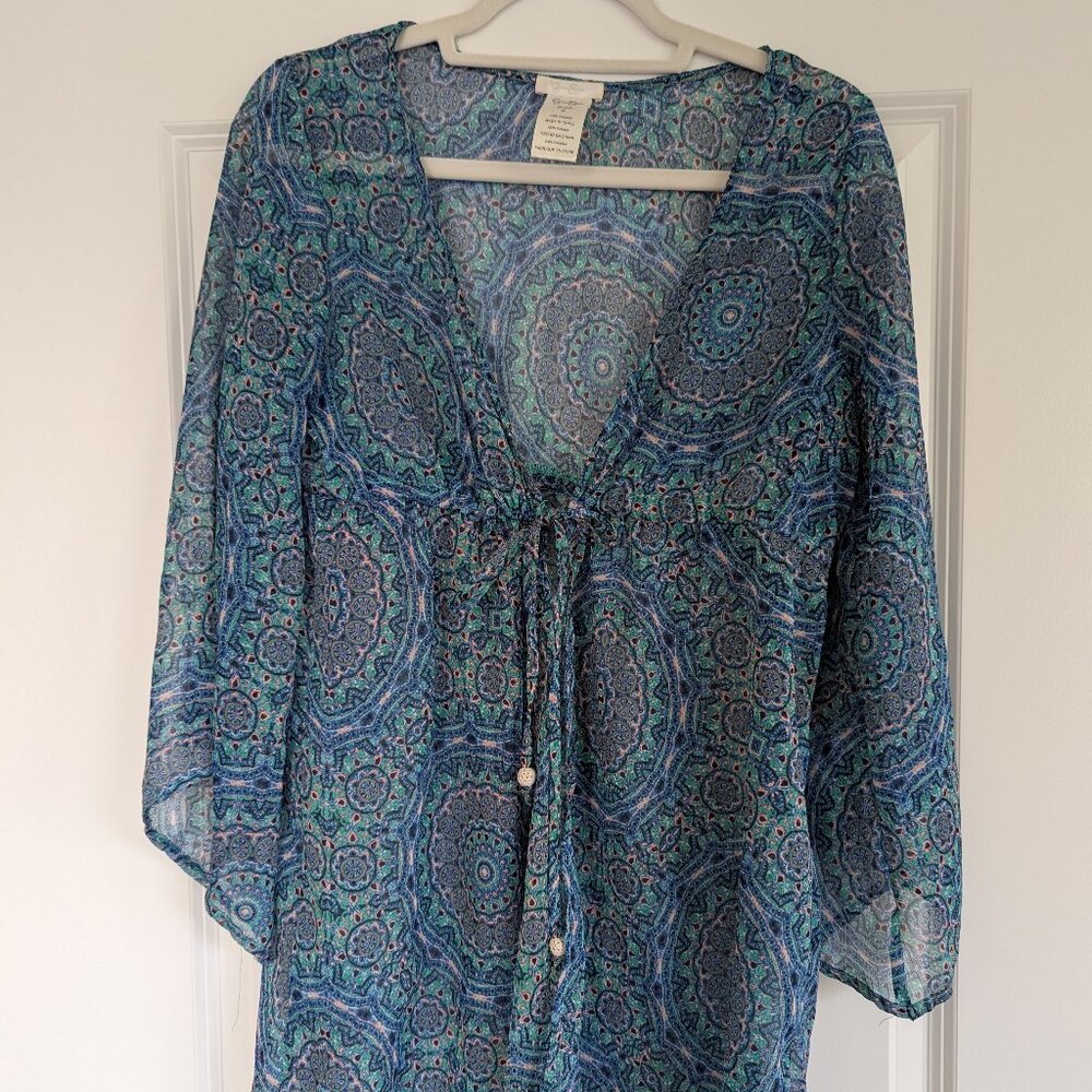 Paisley beach cover up
